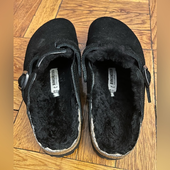 Birkenstock Boston Lined Suede Clogs - Picture 3 of 7